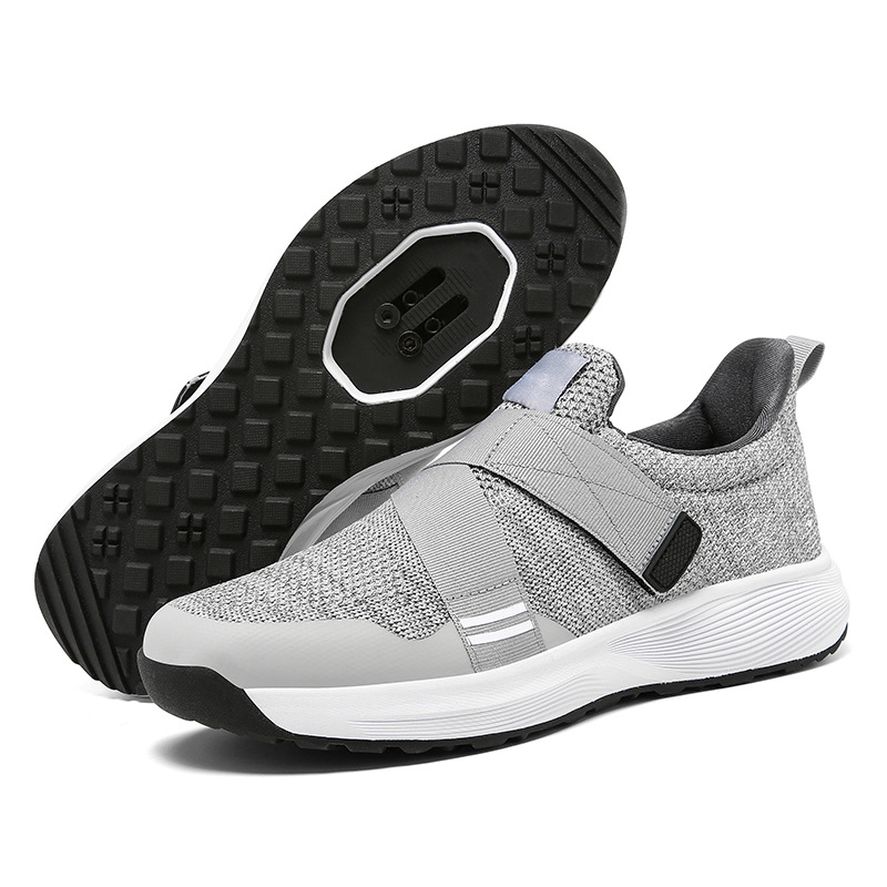 Cross-Border Foreign Trade Cycling Shoes, Cycling Shoes for Men and Women, Road Bike Lock Shoes, Mountain Bike Assist Shoes, Hard-Soled, Lightweight and Breathable