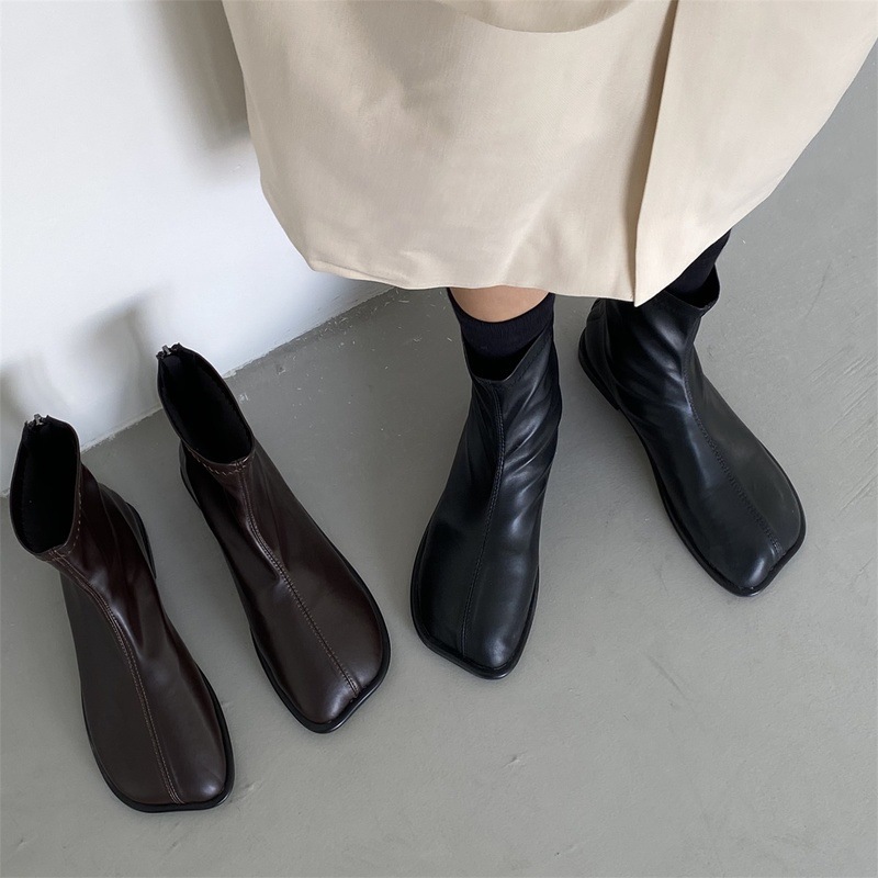 martin boots women's boots spring and autumn single boots 2024 new chelsea soft flat this year's popular mom small short boots