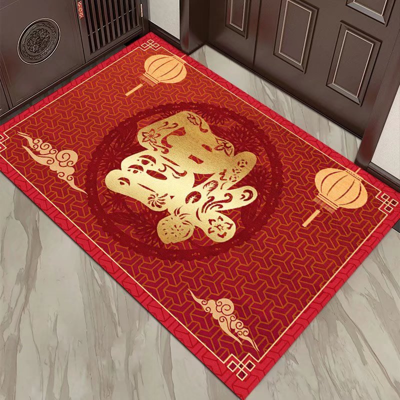 Picture of Chinese-style entrance door mat entrance door mat entrance non-slip mat home carpet entrance door