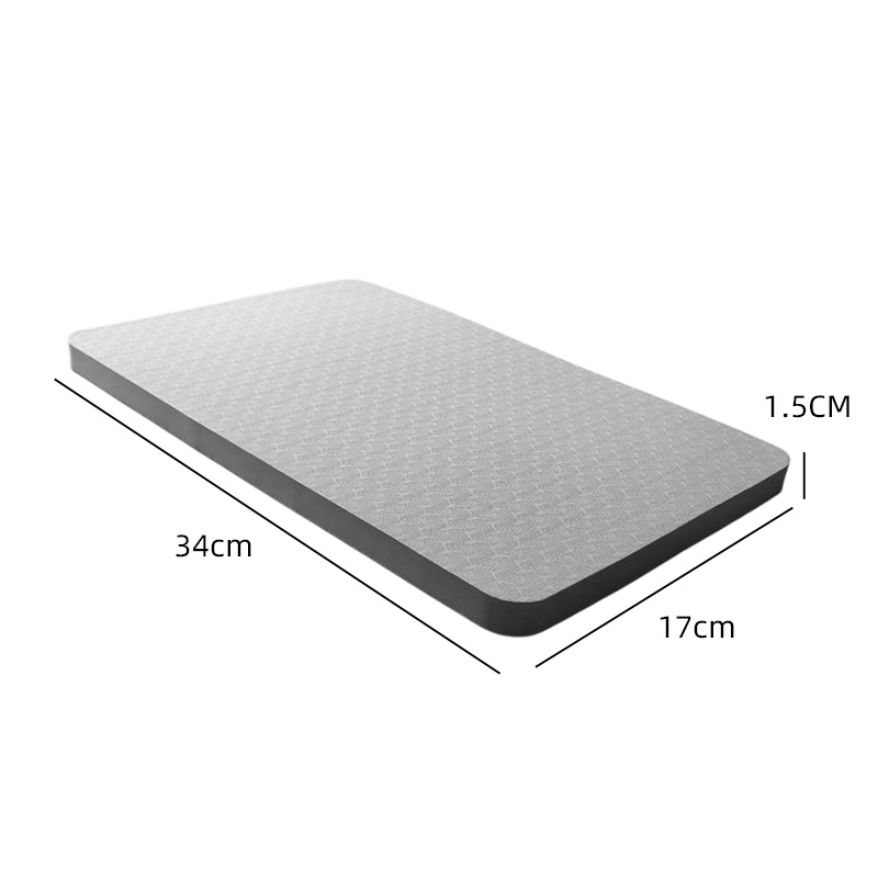 Picture of Abdominal Wheel Flat Support Mat Yoga Kneeling Mat Thickened Ankle Pilates Balance Soft Collapse Mat Tpe Material Kneeling Mat