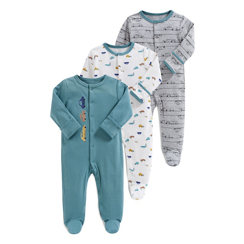 Picture of Baby's jumpsuit spring, summer, autumn and winter 0-12 months newborn's pure cotton Harbin clothes baby's base long crawling clothes