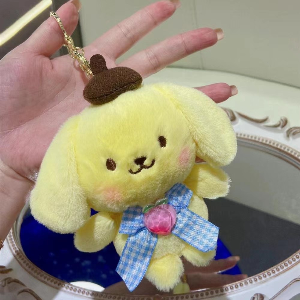 Picture of Cute pet Darling kulomi dog melody plush doll key chain pendant student female schoolbag key chain