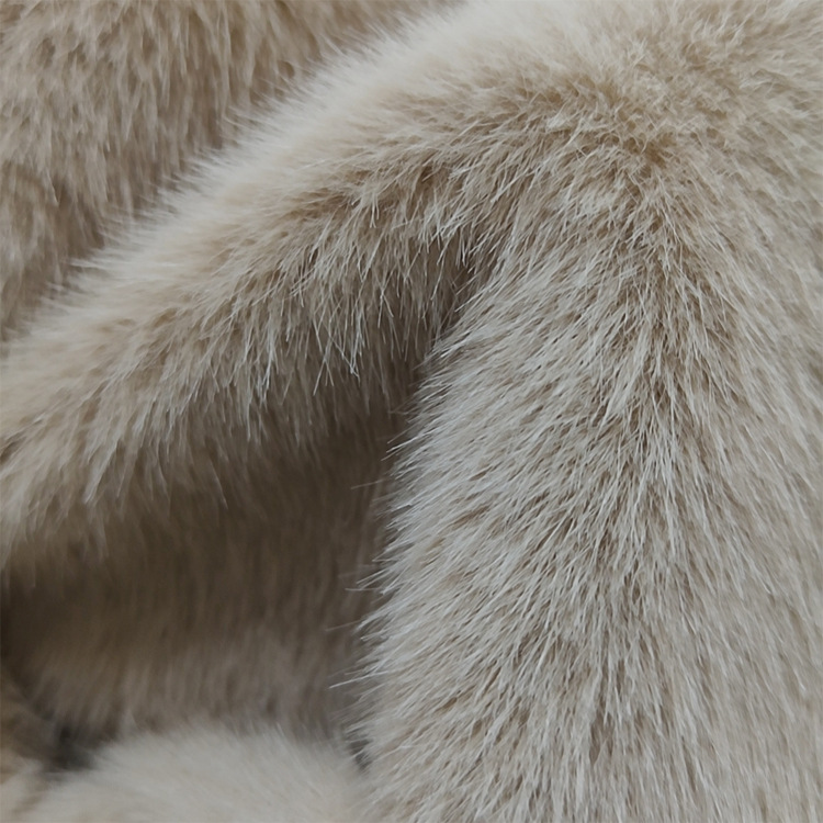 Mizi Mink High and Low Fur Imitation Fur Velvet Fabric 650g Imitation Mink Velvet Autumn and Winter Outwear Outwear Clothing Fabric