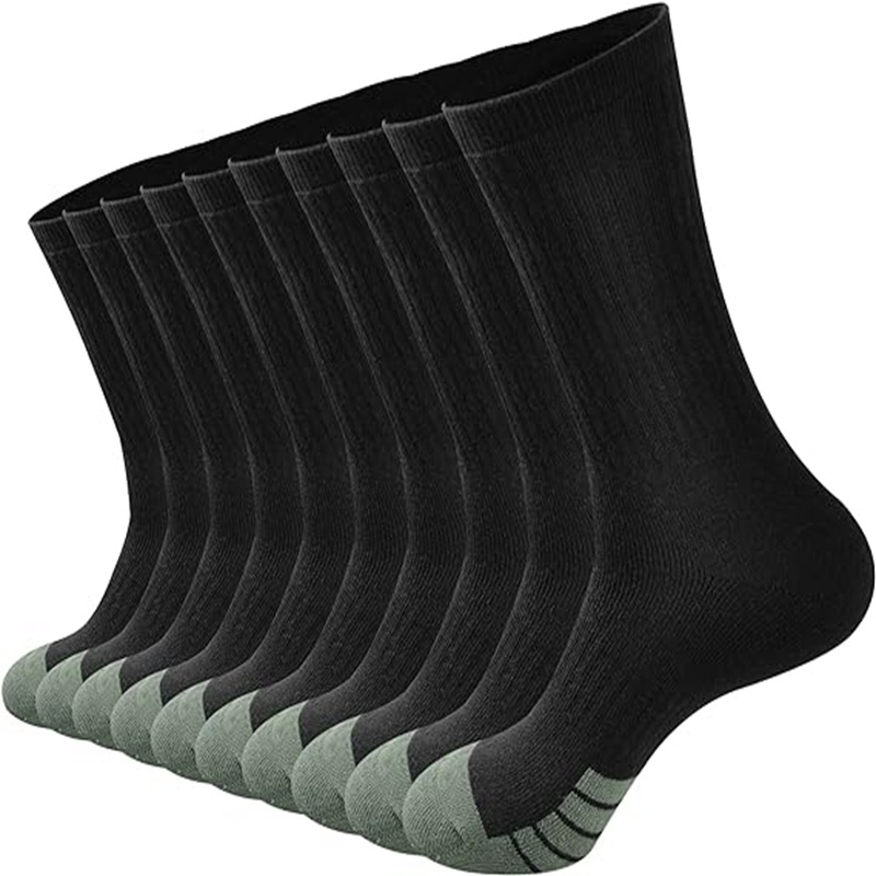 Picture of Zhuji Socks Large Size Elastic Mid-Tube Cotton Socks White Basketball Sports Socks Autumn and Winter Men's Long Socks Wholesale