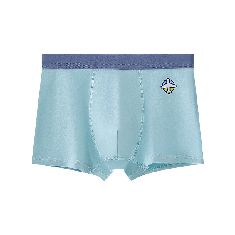 Picture of Teen Underwear Men's Pure Cotton Underwear Student Development Period Boys Junior High School Students Fat Children High School Students Big Children Shorts