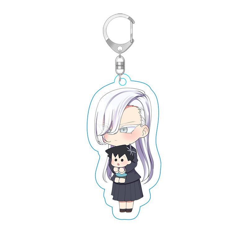Picture of Ancient students have communication disorders animation surrounding only wild people key chain acrylic key chain hanging