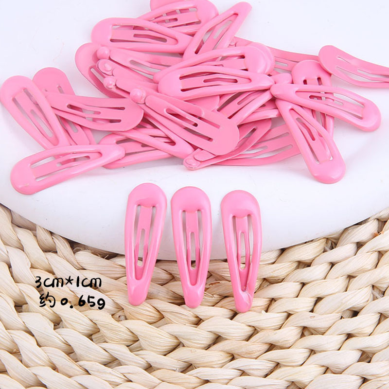 Picture of Candy Colorful Hairpin Hyuna Style Colorfulful Water Drop Clip Glue Bb Clip Hairpin Duckbill Clip Korean DIY Headwear Wholesale