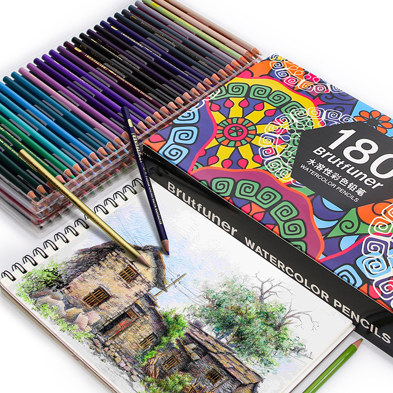 Brutfuner 180 color 150 color pencil painting suit water-based multi-color suit optional graffiti wholesale