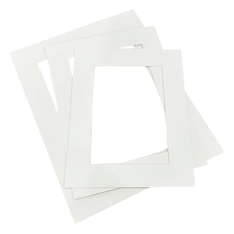 Photo frame photo wall rectangular picture frame special lined cardboard 5678 12 inch 8K4 open nine-square porous cardboard