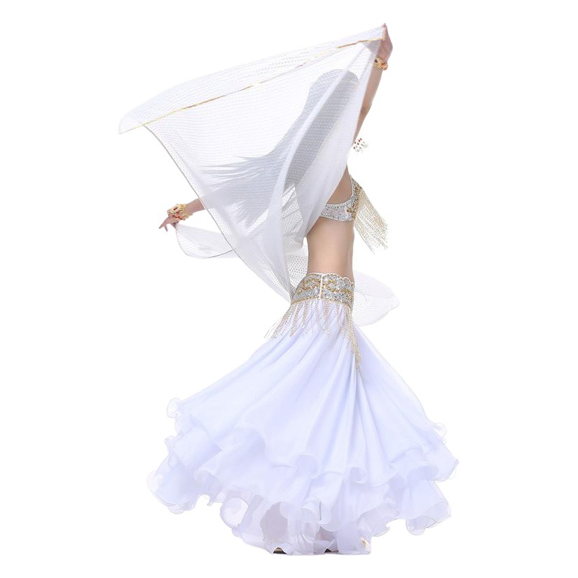 Dancer 210x 95cm Highlight Hand Gauze Belly Dance Sequin Hand Gauze Belly Dance Gauze Dance Gauze