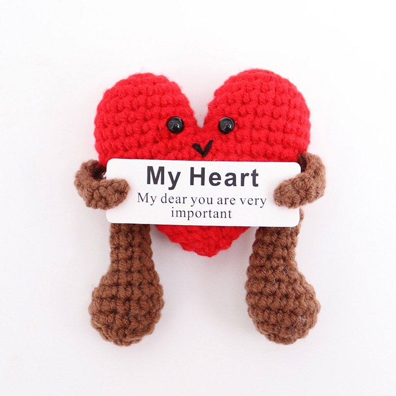 Picture of Cross-Border Hot-Selling Wool Crochet Positive Energy Potato Knitted Wool Cucumber Positive Energy Wool Crocheted Doll Finished Product