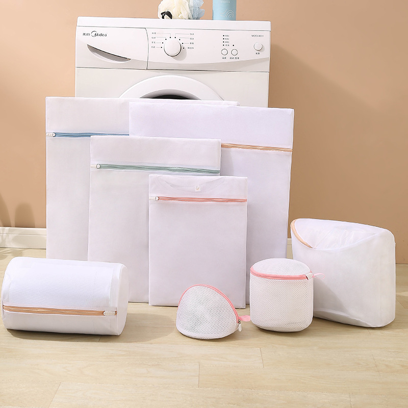 Picture of Fine Mesh Laundry Bag 70g Thickened Household Washing Machine Washing Underwear Bra Clothes Mesh Bag Laundry Bag Wholesale