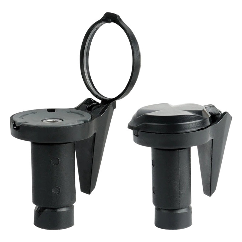 Bicycle Rearview Mirror, Road Handlebar Plug, Convex Mirror, Mini Reflector, 360-Degree Adjustable Handlebar Plug Mirror