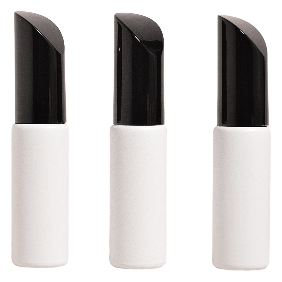 Round nail polish bottle 8ml light-proof white nail polish plastic bottle drawing brush flat head brush can be equipped with nail polish sub-bottle