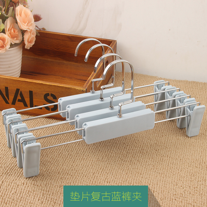 Picture of Non-slip plastic pants rack pants clip wholesale clothing store pants rack rotating hanger pants hanger clip skirt clip
