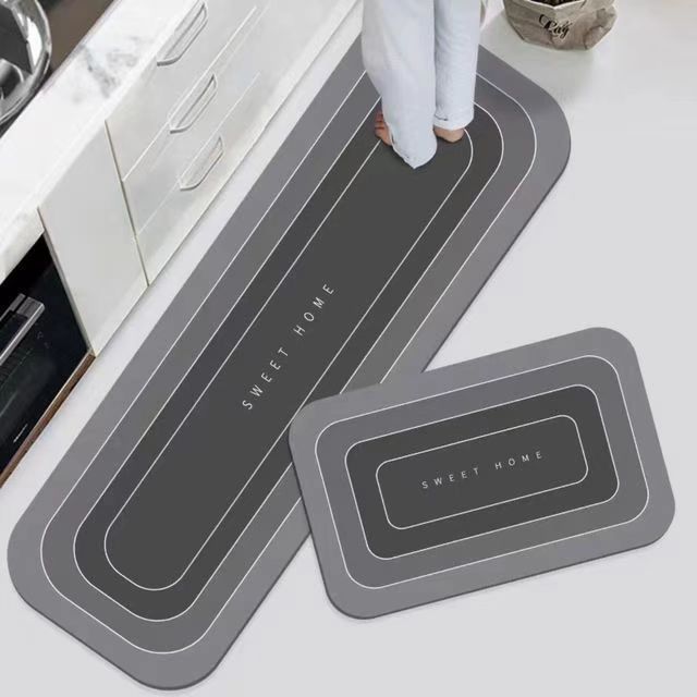 Picture of Factory wholesale modern simple wind kitchen floor mat waterproof and oil-proof foot mat for door entry dirty-resistant absorbent non-slip mat