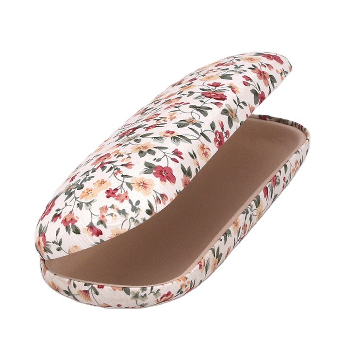 Picture of Cotton Floral Folding Glasses Box Vintage Floral Refreshing Simple Glasses Box Pastoral Folding Glasses Box