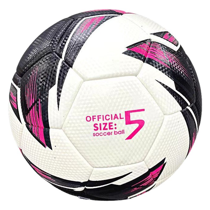 Blue Bang 521 Football Fluorescent No.5 Machine Sticking Soft Leather Youth Football Students Adult Competition Teaching Training Football