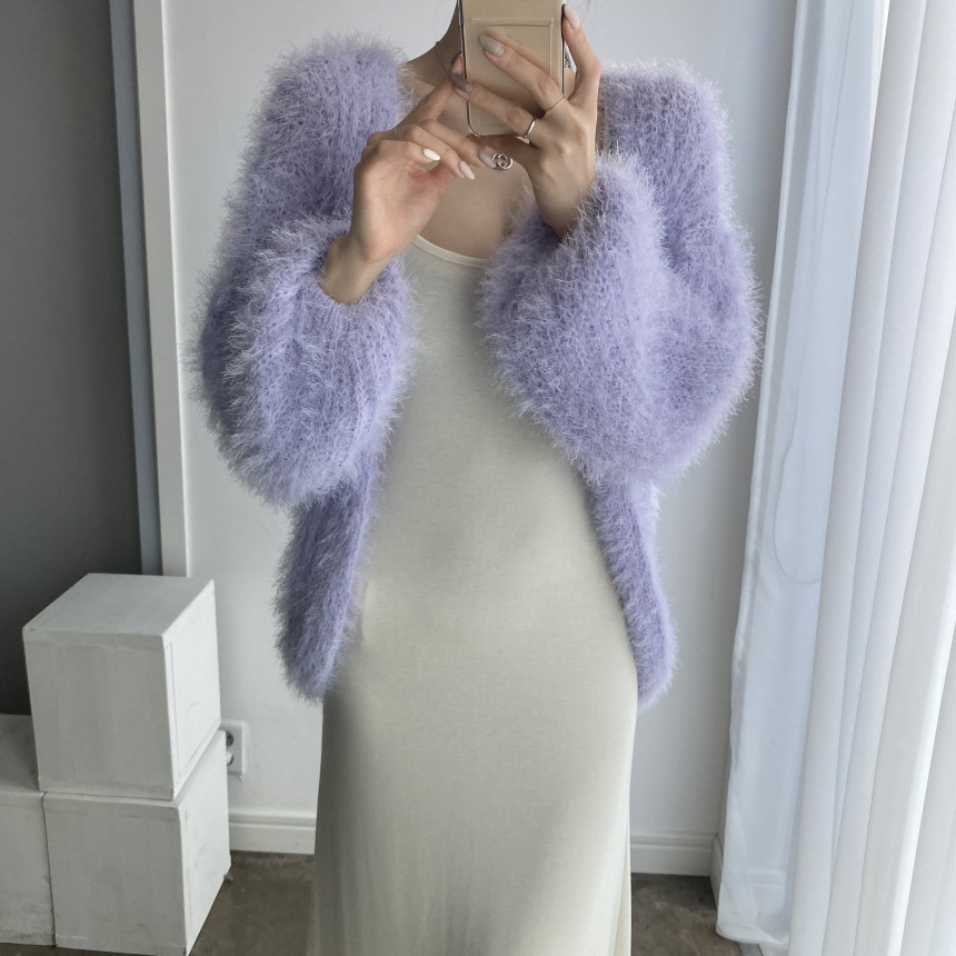 Picture of Soft, Noble and Elegant Mink Velvet Non-Shedding Loose Sweater Cardigan Jacket