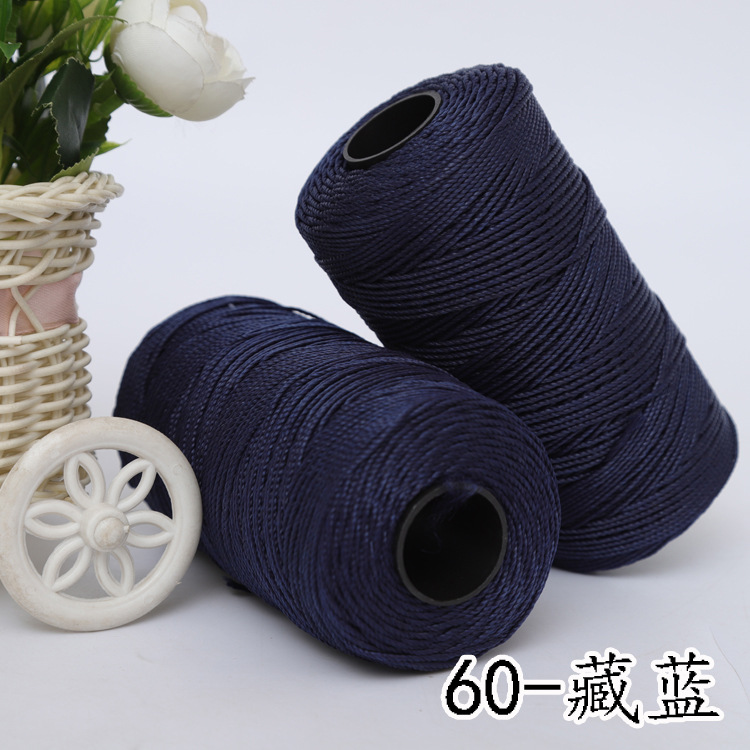 Picture of Three strands of nylon thread twine hook wire knitting hook hat shoes line car seat ice silk wool manufacturers wholesale