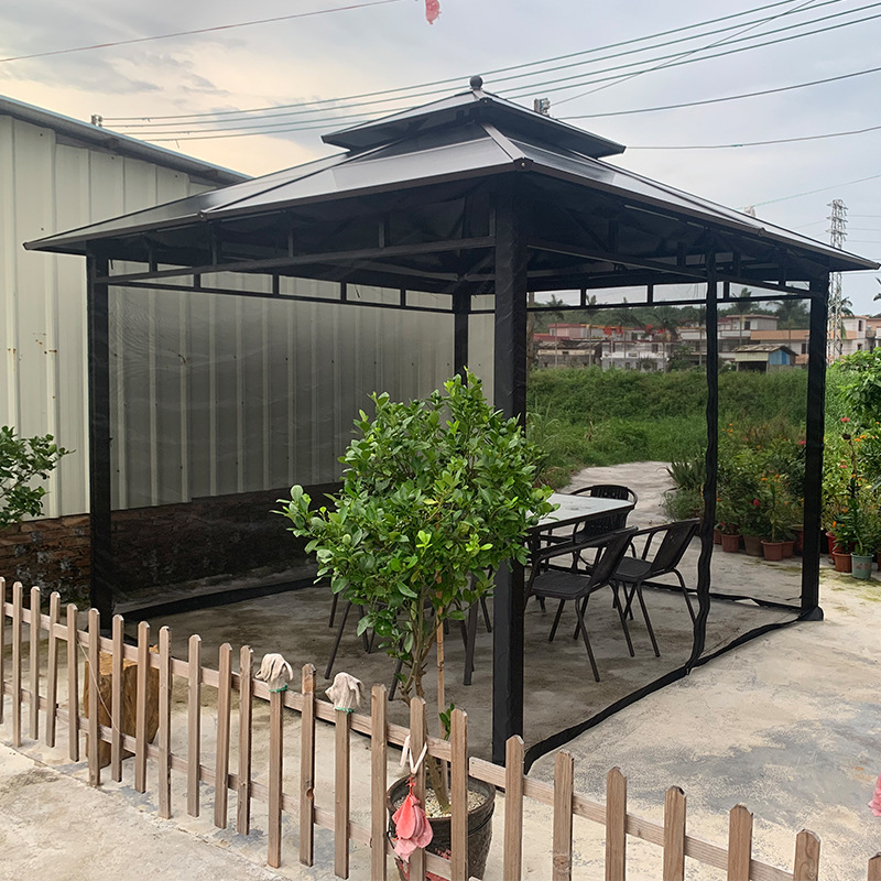 Picture of Gazebo tent mosquito net barbecue shed mosquito net garden fence outdoor insect curtain mosquito net factory direct sales