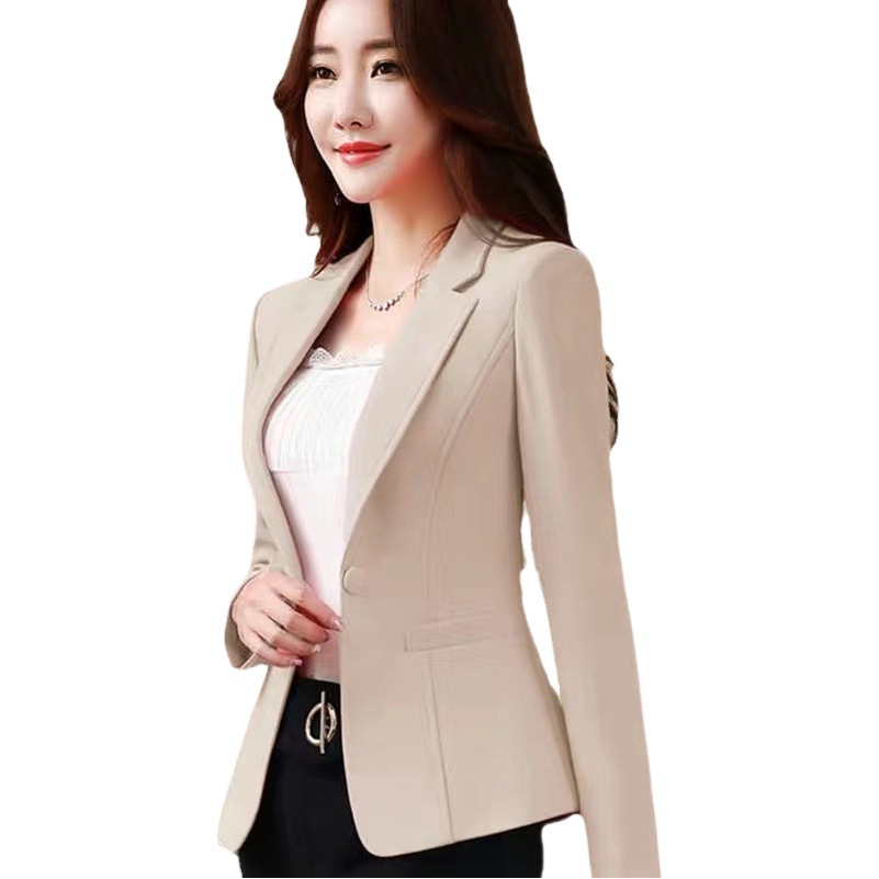 Small Suit Jacket Women's Spring and Autumn Women's Suit Korean Style 2022 New Korean Style Casual Slim Fit Top Women