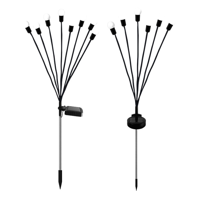 Cross-Border Solar Lawn Lamp Garden Lamp Led Wind Firefly Ground Lamp Garden Decoration Holiday Lamp Swing