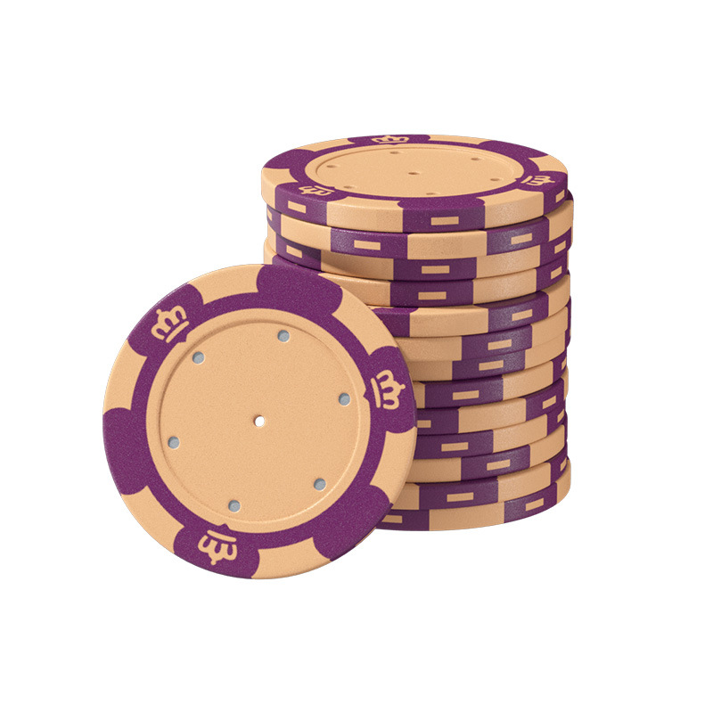 Picture of Blank chip coins, crown clay chip points, concert support images, customizable, no face value chip coins