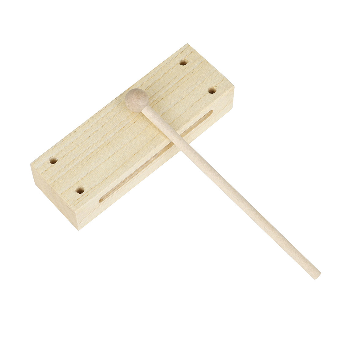 Orff Musical Instruments Wooden Square Clapper Children's Early Education Teaching Aware Square Double Tone Clapper Children's Toys Percussion Instruments