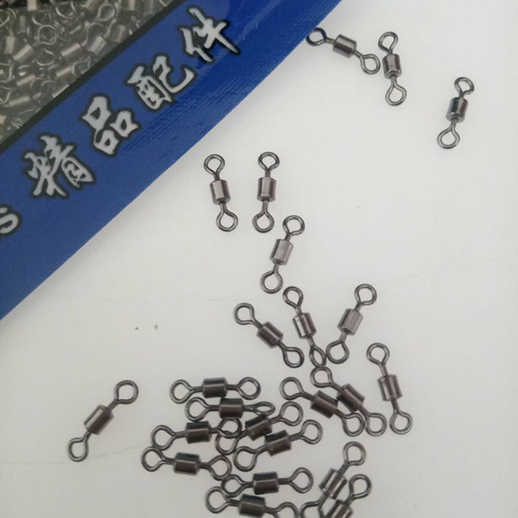 Factory wholesale fishing gear eight ring fishing swivel connector fishing gear accessories American 8 ring wholesale