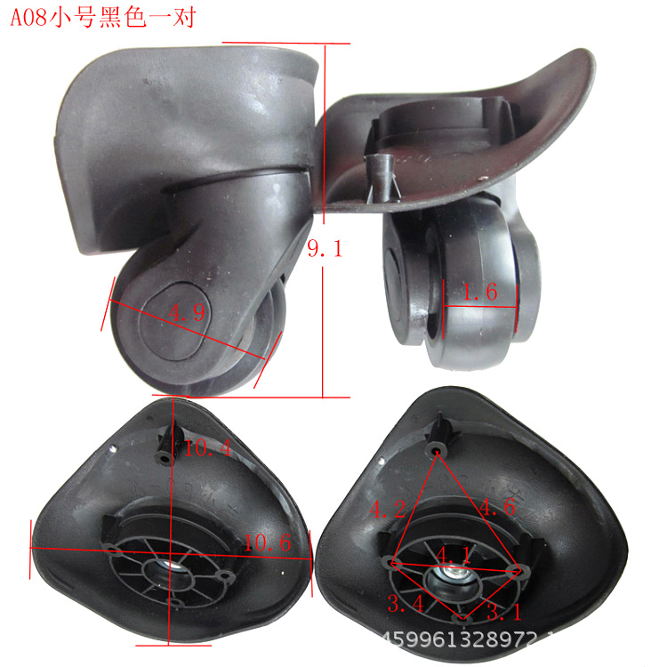 Picture of A generation of all kinds of luggage case wheel accessories luggage accessories universal wheel luggage suitcase wheel accessories