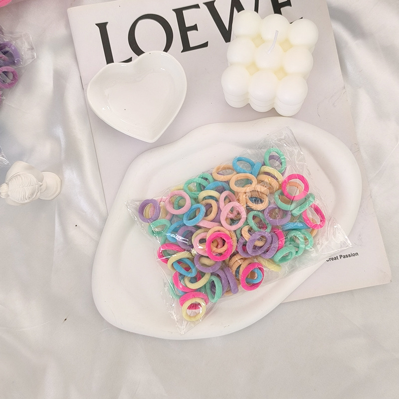 Picture of Single Wholesale Black Headband Hair Tie for Women Korean Style High Elasticity Does Not Hurt Hair Rubber Band High Ponytail Baby Hair Accessories