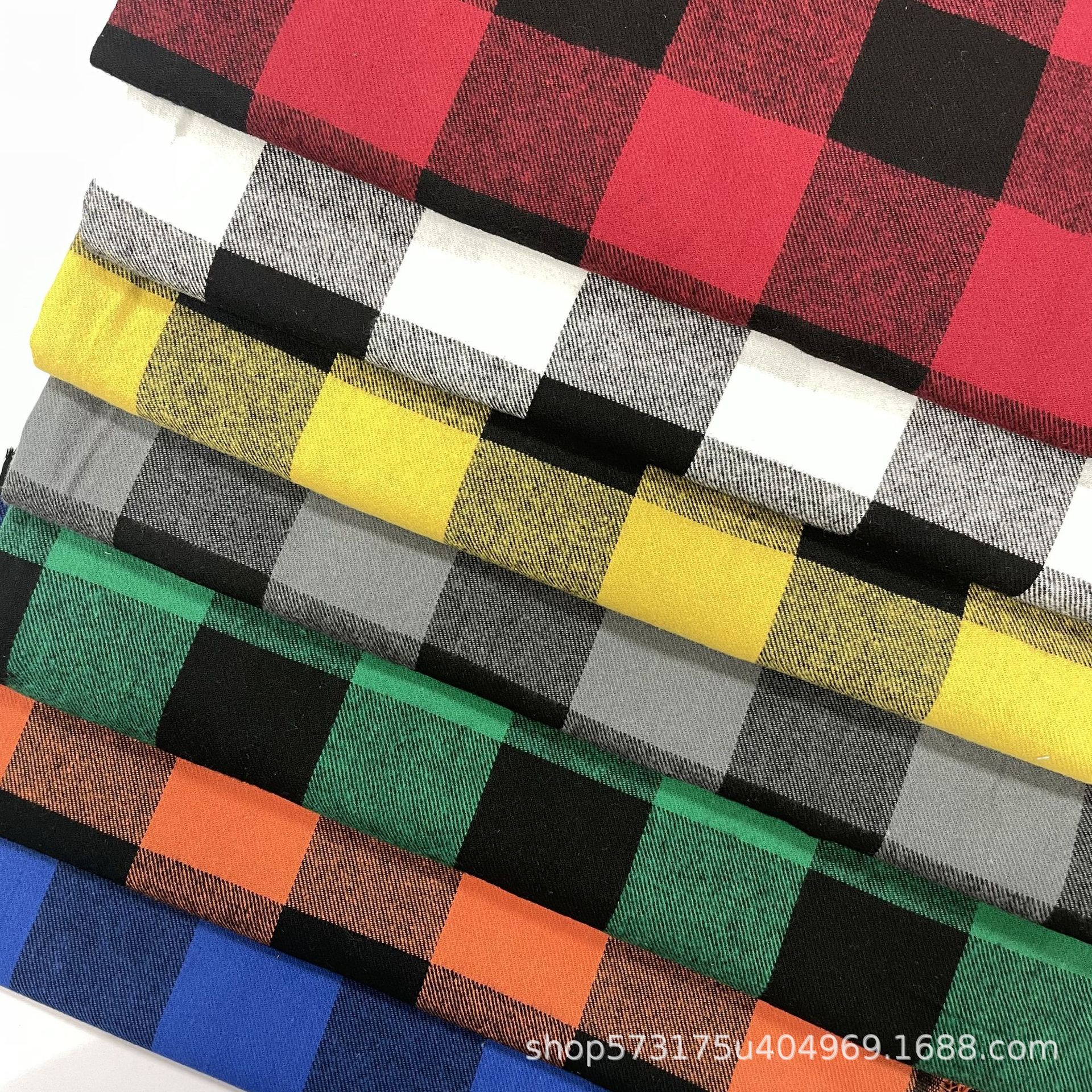 16 cotton classic plaid shirt cloth cotton shoes and hats bags tablecloth fabric cotton yarn-dyed plaid