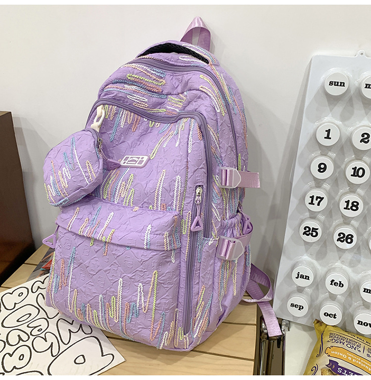 Picture of New Arrival Multi-functional Backpack Korean Style Mori Style Schoolbag for Female Students Outdoor Casual All-match Lightweight Large Capacity Backpack