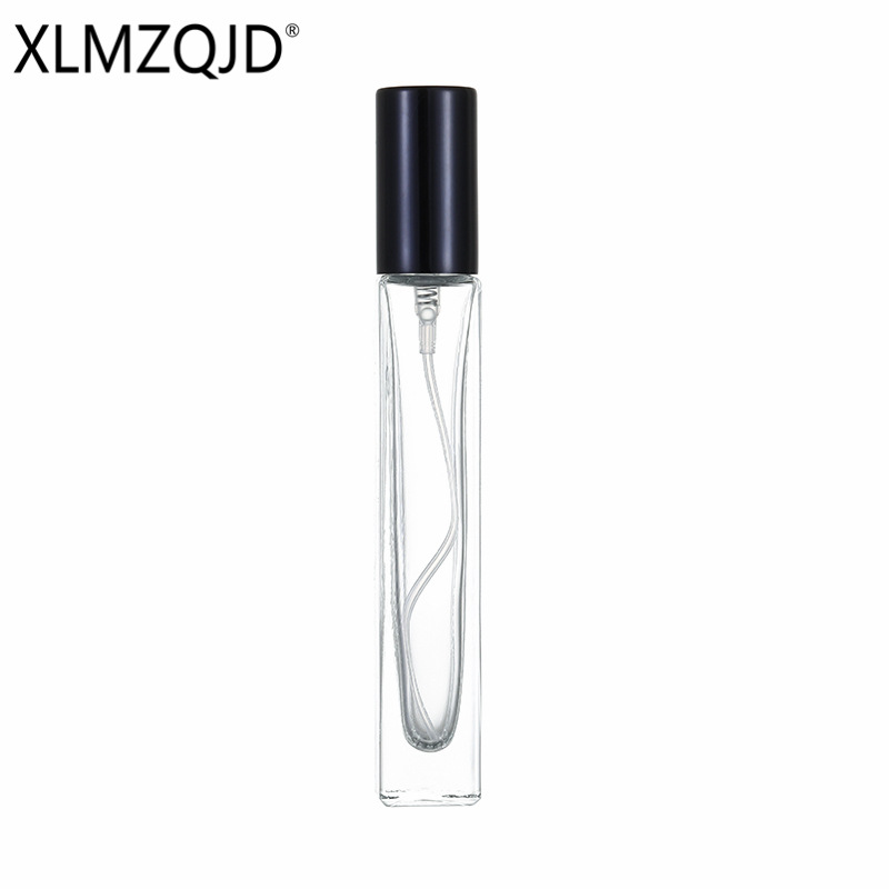 Picture of Spot supply XB86-10ml portable sample square glass bottle/sub bottle/spray bottle/press empty bottle