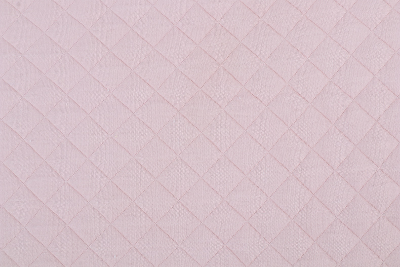 Picture of 2cm diamond lattice jacquard air layer knitted air layer quilted fabric autumn and winter baby cotton clothes pajamas fabric