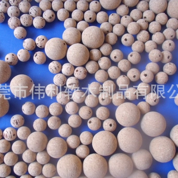 Supply wooden ball wooden bead cork whistle pine ball log ball ball whistle
