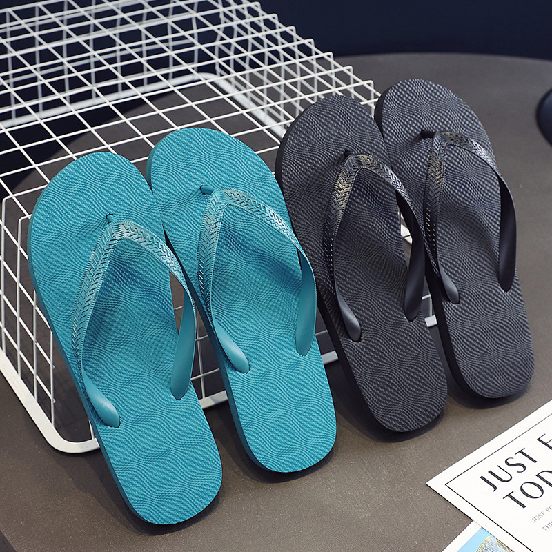 Flip flops summer Internet celebrity casual simple ins style holiday flat couple non-slip wear-resistant beach flip flops men