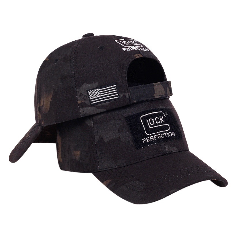 Foreign trade LOCK patch baseball cap men's and women's cap fashion hip-hop cap outdoor sports cap sun hat