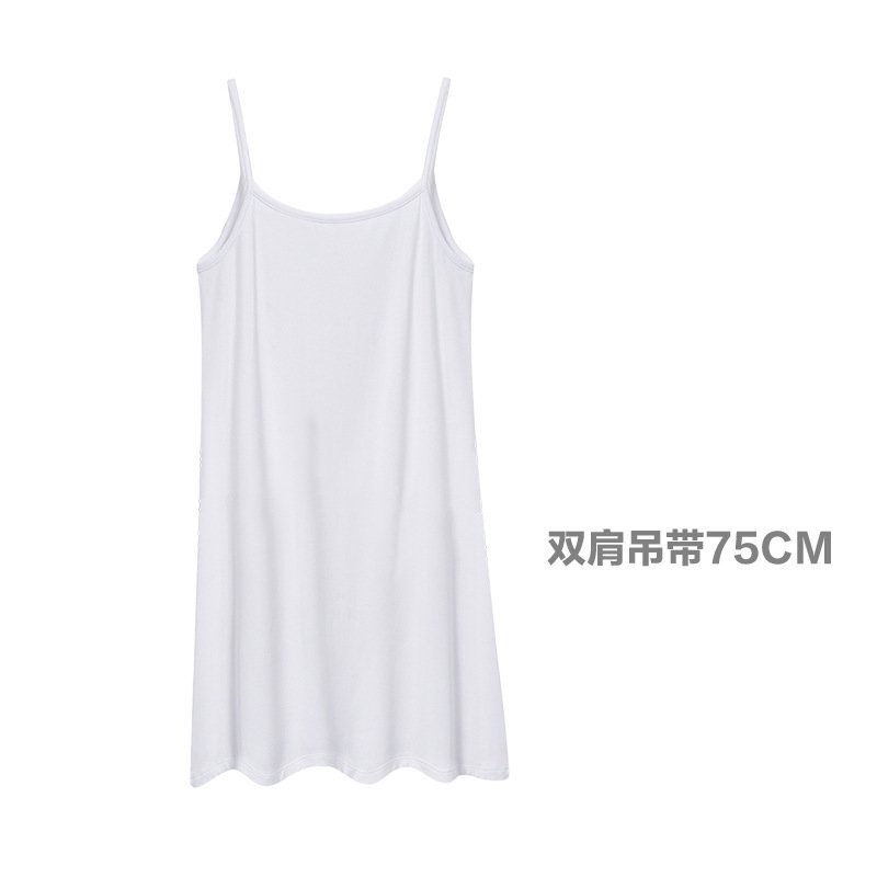 Picture of Camisole women's summer student bottoming shirt Women's slim fit all-match off-neck small camisole women's solid color factory direct sales