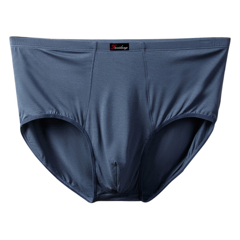 Picture of High-Waisted Men's Briefs, Large Fat Men's Briefs, Plus Fat Modal, Middle-Aged and Elderly Fat Men Wholesale 150kg Summer