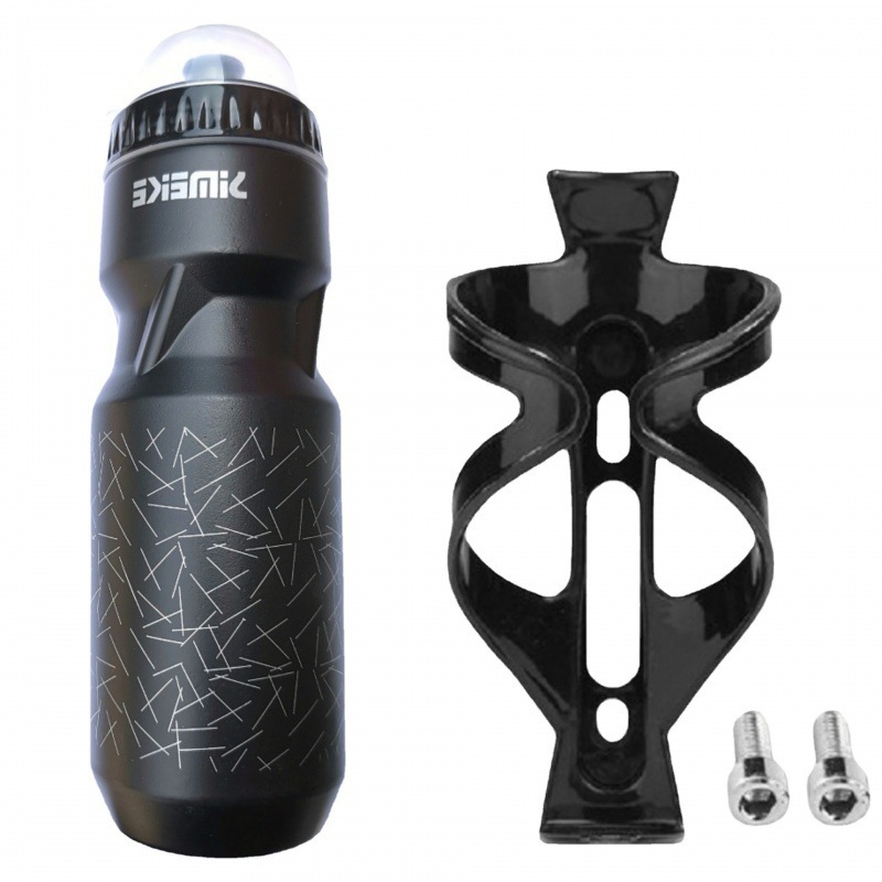 750 sports kettle depending on mountain bike sports with dust cover PC monochrome plastic kettle kettle rack
