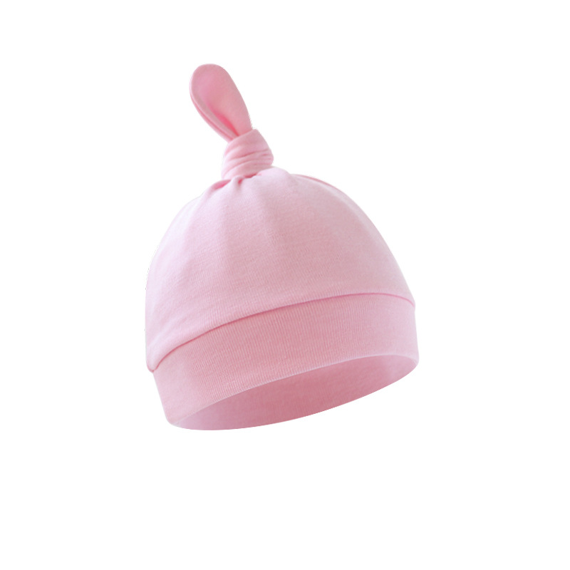 Picture of 2023 foreign trade baby pacifier hat single layer baby chirp hat baby tail hat children pullover hat