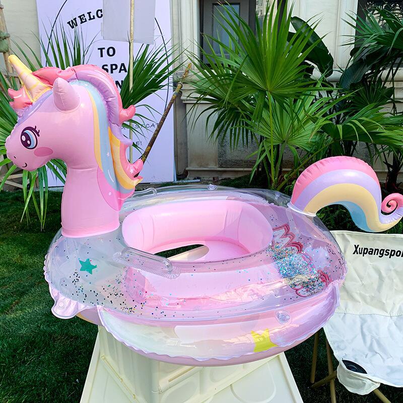 Picture of Children's swimming ring armpit ring seat ring 1-6 years old children's aircraft steering wheel inflatable Mount baby 2 boys and girls