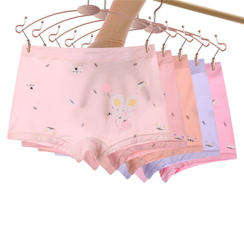 Picture of Girls' underwear summer thin boxer modal children's baby children's boxer underwear without pp