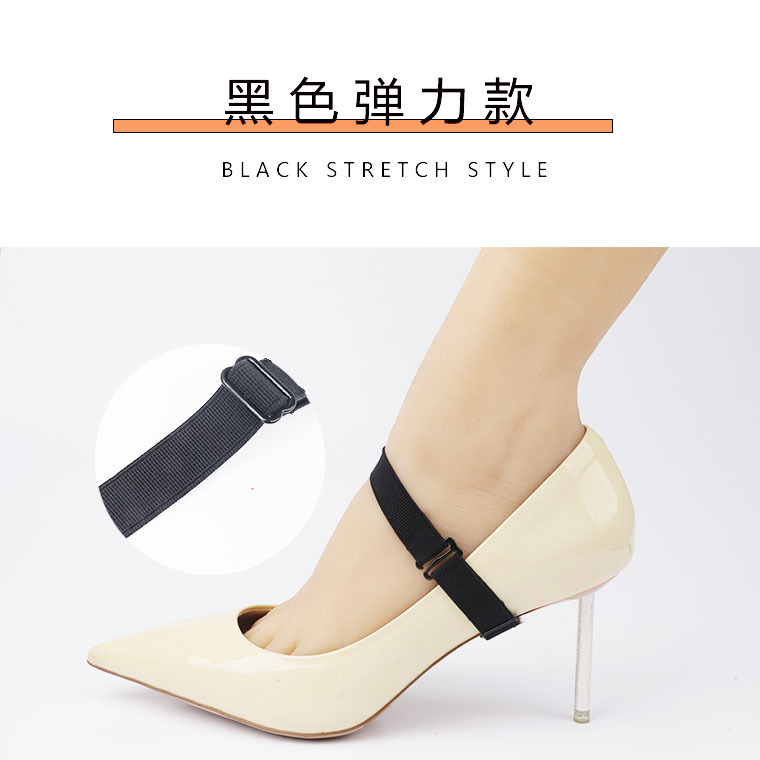 Picture of Invisible Shoelaces to Prevent Heel Falling Off, Small Gifts, Transparent High-Heeled Leather Shoes, Triangular Drawstrings, High-Heeled Shoelaces