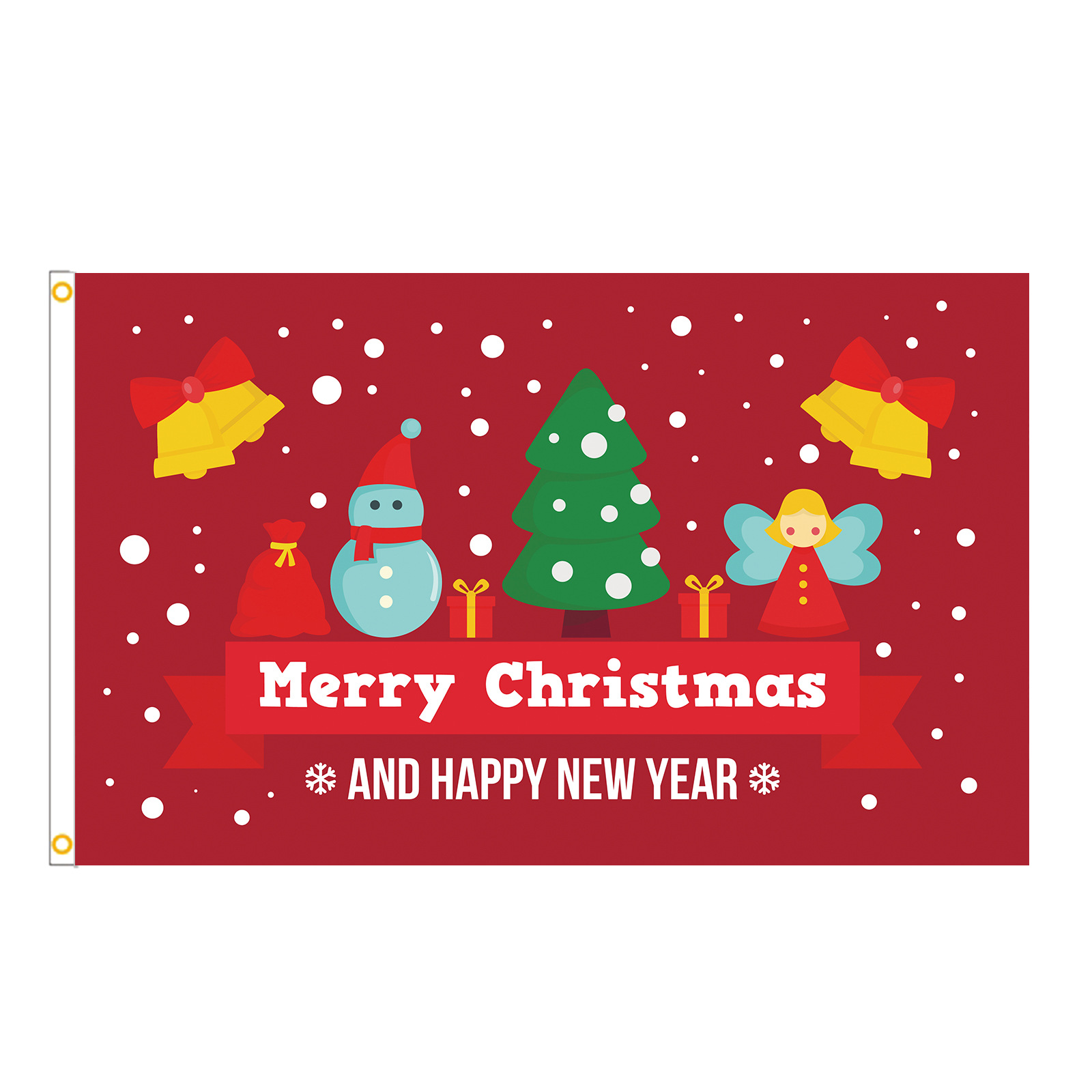 Picture of Amazon foreign trade cross-border flag Christmas indoor and outdoor polyester flag 90*150cm can be set to map