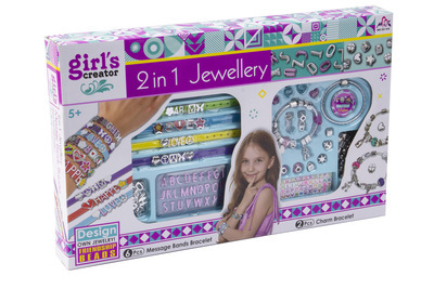 Picture of Cross Border Girl Toy Beaded Pandora Jewelry Woven Hand Rope Children DIY Homemade Alphabet Bracelet Strap
