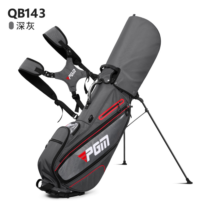 Picture of PGM golf bag men's bracket bag waterproof hidden thermostat bag bending base golf club bag