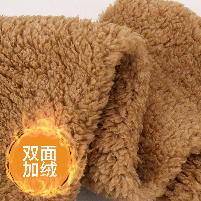 Picture of Shirley Mei Jade Dog Melody Duffy Three-Piece Set Thickened Winter Warm Scarf Gloves Integrated Plush Hat for Women